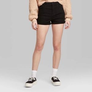 Wild Fable High Rise Rolled Cuff Shorts